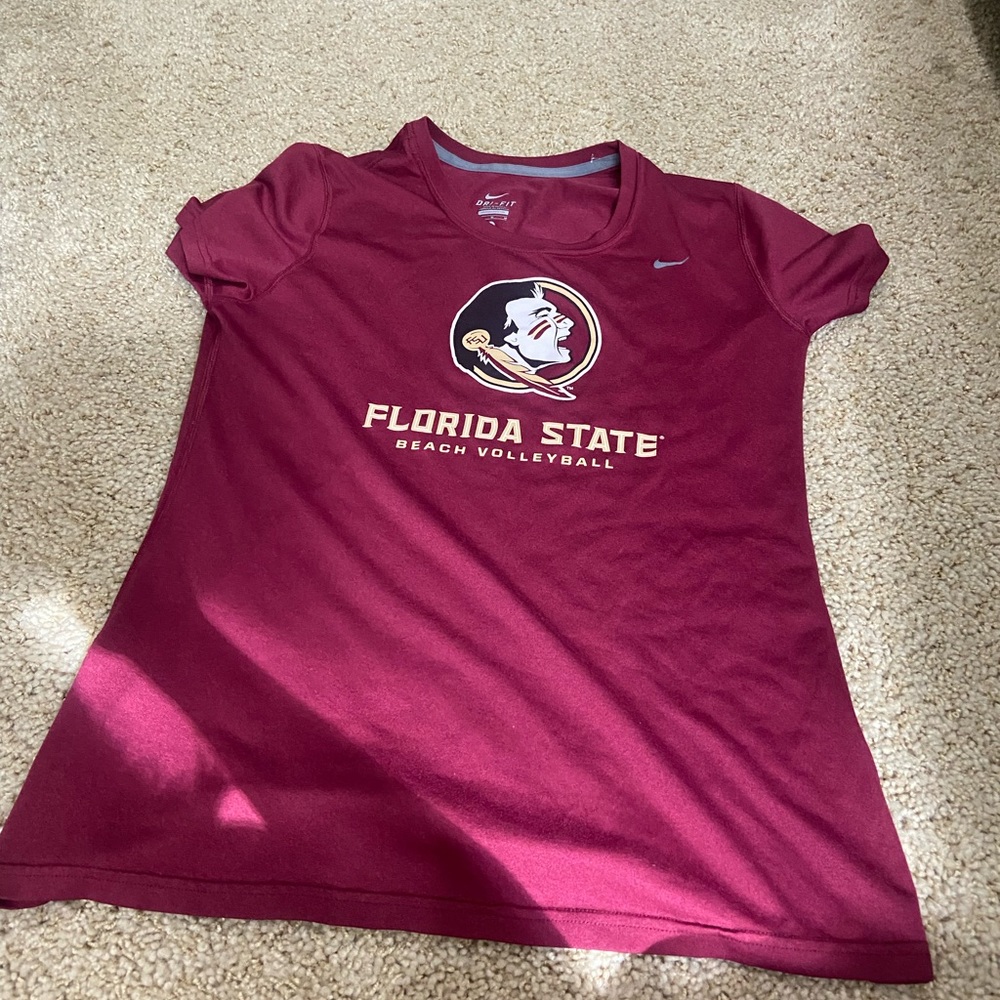Florida State University- FSU  Nike Dri-fit beach volleyball medium  shirt